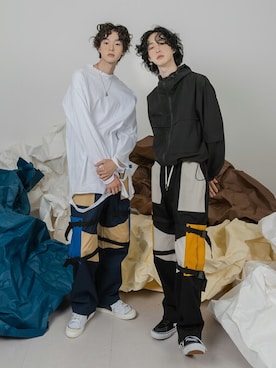 「FOLLOWIN（フォロウィン）のアイテム」を使った、UNE MANSIONさん（レディース・159cm）の冬コーディネート