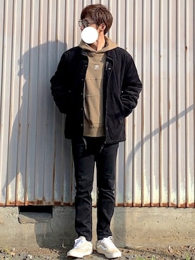 「FILA（フィラ）のアイテム（パーカー）」を使った、TOGOさん（メンズ・168cm）の秋コーディネート