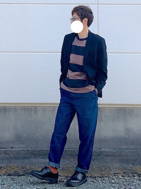 「リドム」｜「アイテム（ブーツ）」を使った、TOGOさん（メンズ・168cm）の春コーディネート