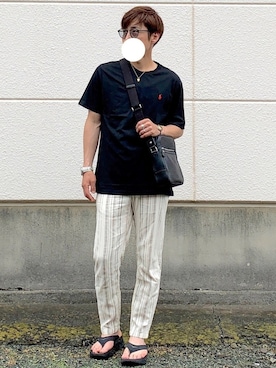 「improves（インプローブス）のアイテム（アクセサリー）」を使った、TOGOさん（メンズ・168cm）の夏コーディネート