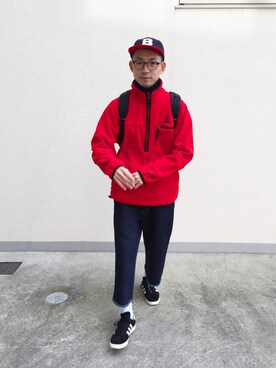 「NIKE ACG（ナイキエィシージー）のアイテム（ジャケット/アウター）」を使った、サクさん（メンズ・172cm）の冬コーディネート