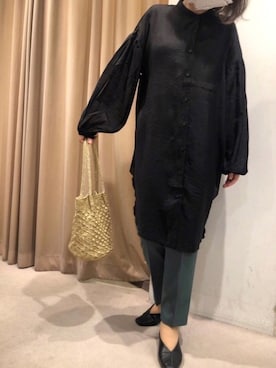 「RAW FUDGE（ローファッジ）のアイテム」を使った、Shokoさん（レディース・170cm）の春コーディネート