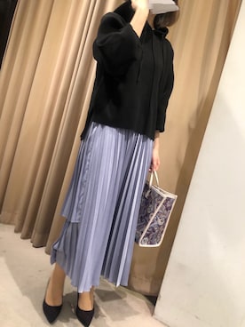 「RAW FUDGE（ローファッジ）のアイテム」を使った、Shokoさん（レディース・170cm）の春コーディネート
