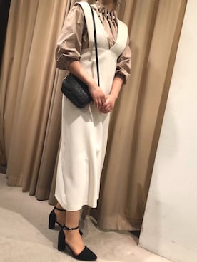 「UNIQLO U」｜Shokoさん（レディース・170cm）の冬コーディネート