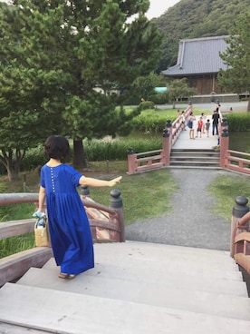 「Sarah（サラ）のアイテム」を使った、megさん（レディース・155cm）の夏コーディネート