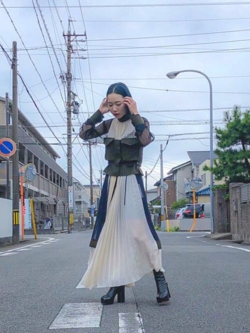 Yukimi|Sacaiのワンピースを使ったコーディネート - WEAR