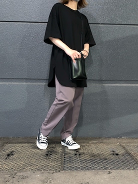「BEAMS（ビームス）のアイテム（ピアス（両耳用））」を使った、gagaaaさん（レディース・153cm）の夏コーディネート