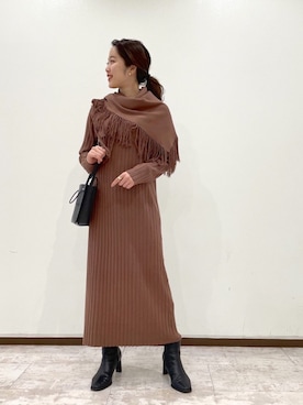 YURIKAさん（レディース・160cm）の秋コーディネート