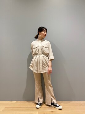 さとかなさん（レディース・161cm）の春コーディネート