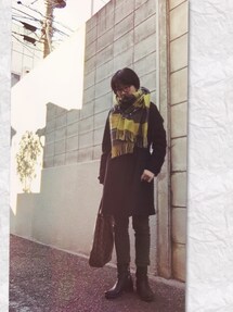 ambidex | 圧縮ウールトレンチコート 切りっぱなし加工(トレンチコート)