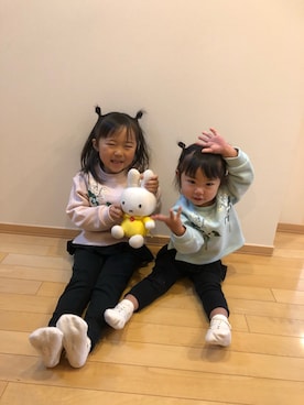 aiyuiさん（キッズ・70cm）の冬コーディネート