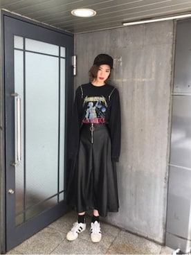 「ロックT」｜jouetieさん（レディース・166cm）の春コーディネート