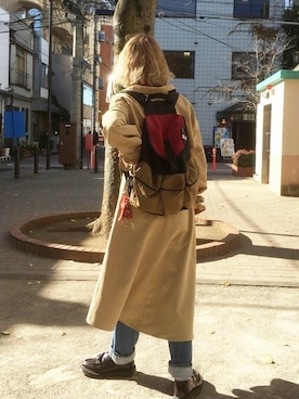 「MELO（メロ）のアイテム」を使った、jouetieさん（レディース・155cm）の冬コーディネート