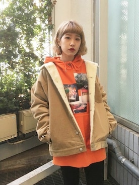 「hoodie」｜jouetieさん（レディース・155cm）の冬コーディネート