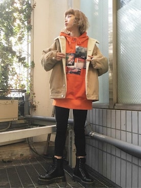 「hoodie」｜jouetieさん（レディース・155cm）の冬コーディネート