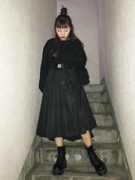 「ミディスカート」｜jouetieさん（レディース・154cm）の冬コーディネート