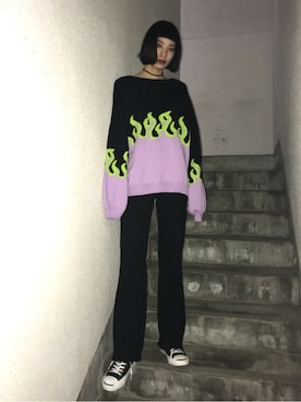 「フレイムパターン」｜jouetieさん（レディース・166cm）の冬コーディネート
