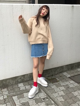 「hoodie」｜jouetieさん（レディース・154cm）の春コーディネート