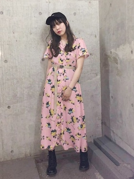 「高橋愛」｜「アイテム（キャップ）」を使った、jouetieさん（レディース・164cm）の春コーディネート