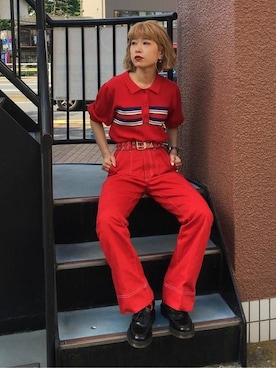 「ステッチ」｜jouetieさん（レディース・155cm）の夏コーディネート