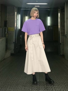 「ステッチ」｜jouetieさん（レディース・166cm）の夏コーディネート