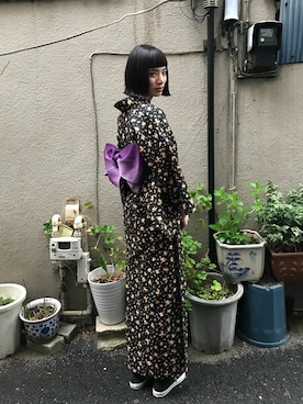 「ゆかた」｜jouetieさん（レディース・166cm）の夏コーディネート