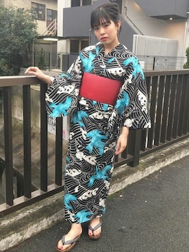 「ゆかた」｜jouetieさん（レディース・164cm）の夏コーディネート