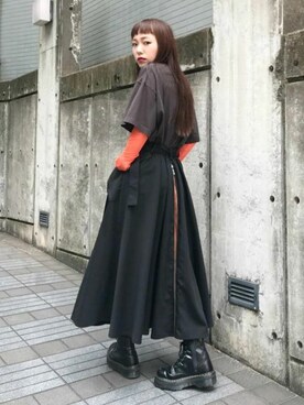 「ミディ丈スカート」｜jouetieさん（レディース・154cm）の夏コーディネート