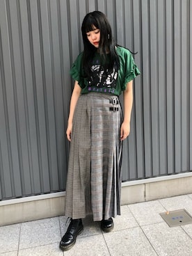 「ミディ丈スカート」｜jouetieさん（レディース・164cm）の夏コーディネート