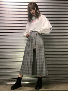 「グレンチェック」｜jouetieさん（レディース・170cm）の冬コーディネート