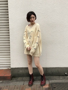 「THRASHER（スラッシャー）のアイテム」を使った、jouetieさん（レディース・154cm）の冬コーディネート