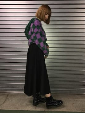 「ブロックチェック」｜jouetieさん（レディース・164cm）の冬コーディネート
