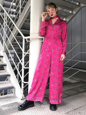 「jouetie（ジュエティ）のアイテム（オールインワン・サロペット）」を使った、jouetieさん（レディース・167cm）の春コーディネート