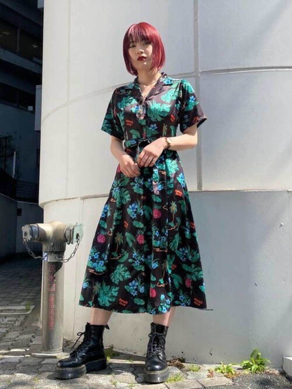 jouetie（ジュエティ）の「ボタニカルパターンワンピース