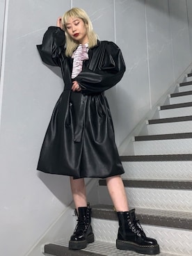 「エコレザー」｜jouetieさん（レディース・151cm）の秋コーディネート