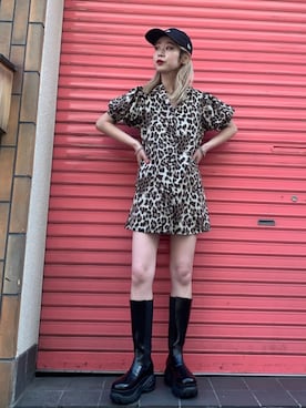 「ミニワンピ」｜jouetieさん（レディース・151cm）の春コーディネート