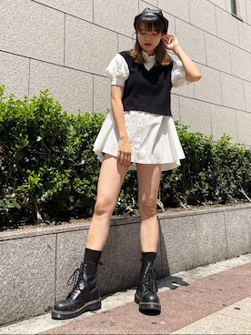 「ミニワンピ」｜jouetieさん（レディース・151cm）の春コーディネート