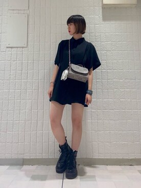 「ミニワンピ」｜jouetieさん（レディース・151cm）の夏コーディネート