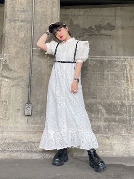 「コットンレース」｜jouetieさん（レディース・151cm）の夏コーディネート