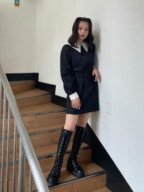 Jouetiejouetieさんのワンピースを使ったコーディネート Zozotown Jouetiejouetieさんのワンピースを使ったコーディネート Zozotown