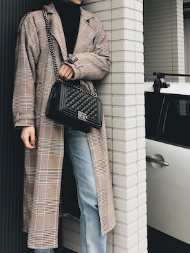 Yui Matsumotoさん（レディース・159cm）の秋コーディネート