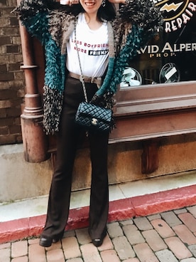 Yui Matsumotoさん（レディース・159cm）の冬コーディネート