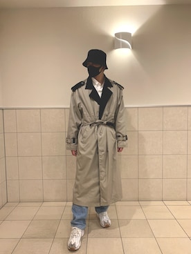 「秋のマイ旬スタイル」｜「アイテム（トレンチコート）」を使った、takutoさん（メンズ・171cm）の秋コーディネート