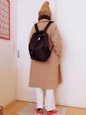 「prit（プリット）のアイテム（ジャケット/アウター）」を使った、ひろさん（レディース・166cm）の冬コーディネート