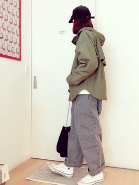 「SO（エスオー）のアイテム（パンツ）」を使った、ひろさん（レディース・166cm）の春コーディネート