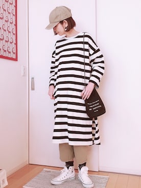 「SO（エスオー）のアイテム（パンツ）」を使った、ひろさん（レディース・166cm）の春コーディネート