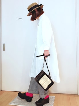 「SO（エスオー）のアイテム（パンツ）」を使った、ひろさん（レディース・166cm）の春コーディネート