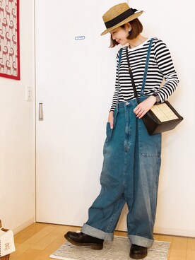 「ikot（イコット）のアイテム」を使った、ひろさん（レディース・166cm）の春コーディネート