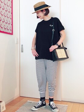 「ikot（イコット）のアイテム」を使った、ひろさん（レディース・166cm）の夏コーディネート