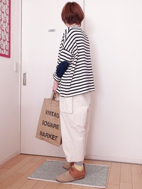 「SO（エスオー）のアイテム（パンツ）」を使った、ひろさん（レディース・166cm）の春コーディネート